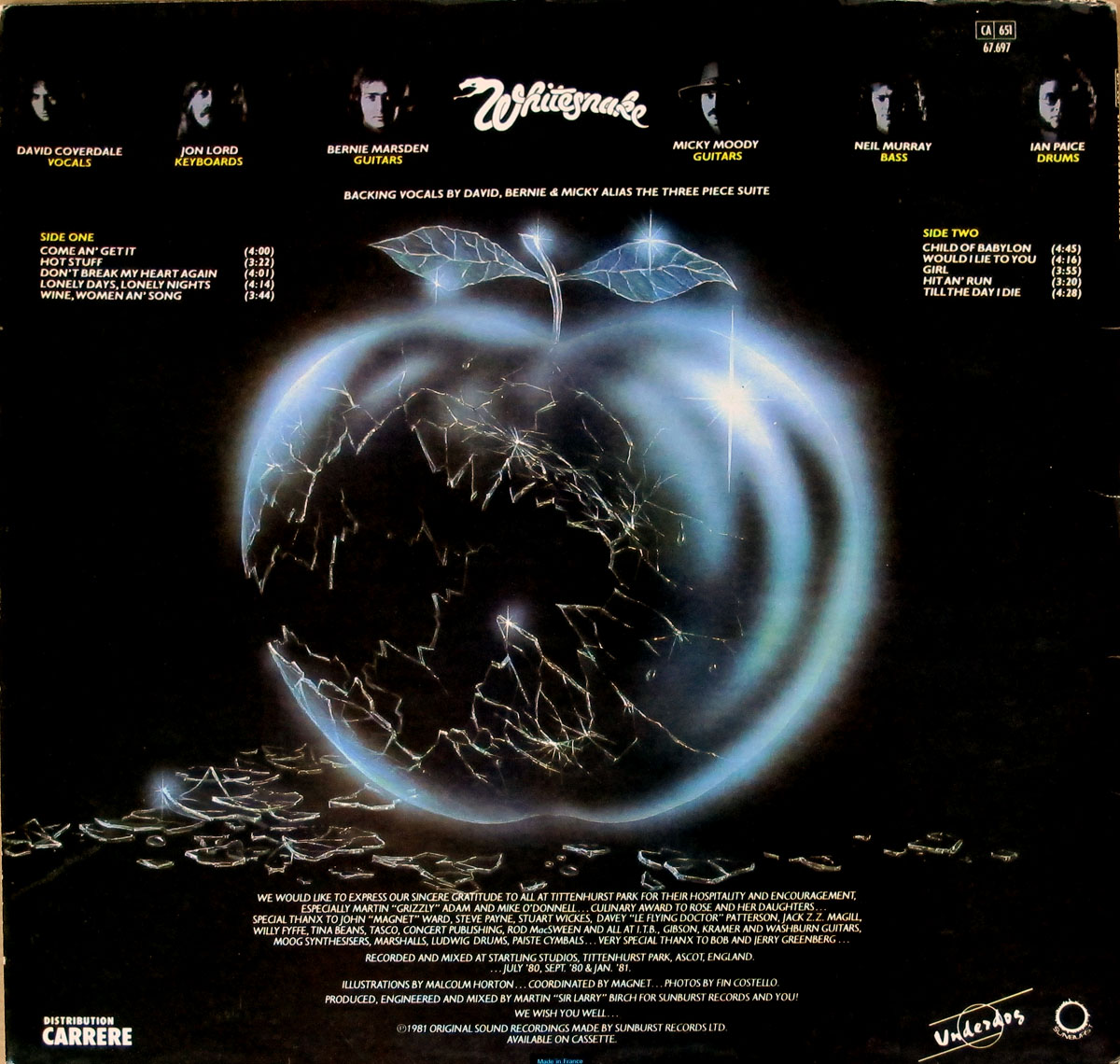 High Resolution Photos of whitesnake come get it france 